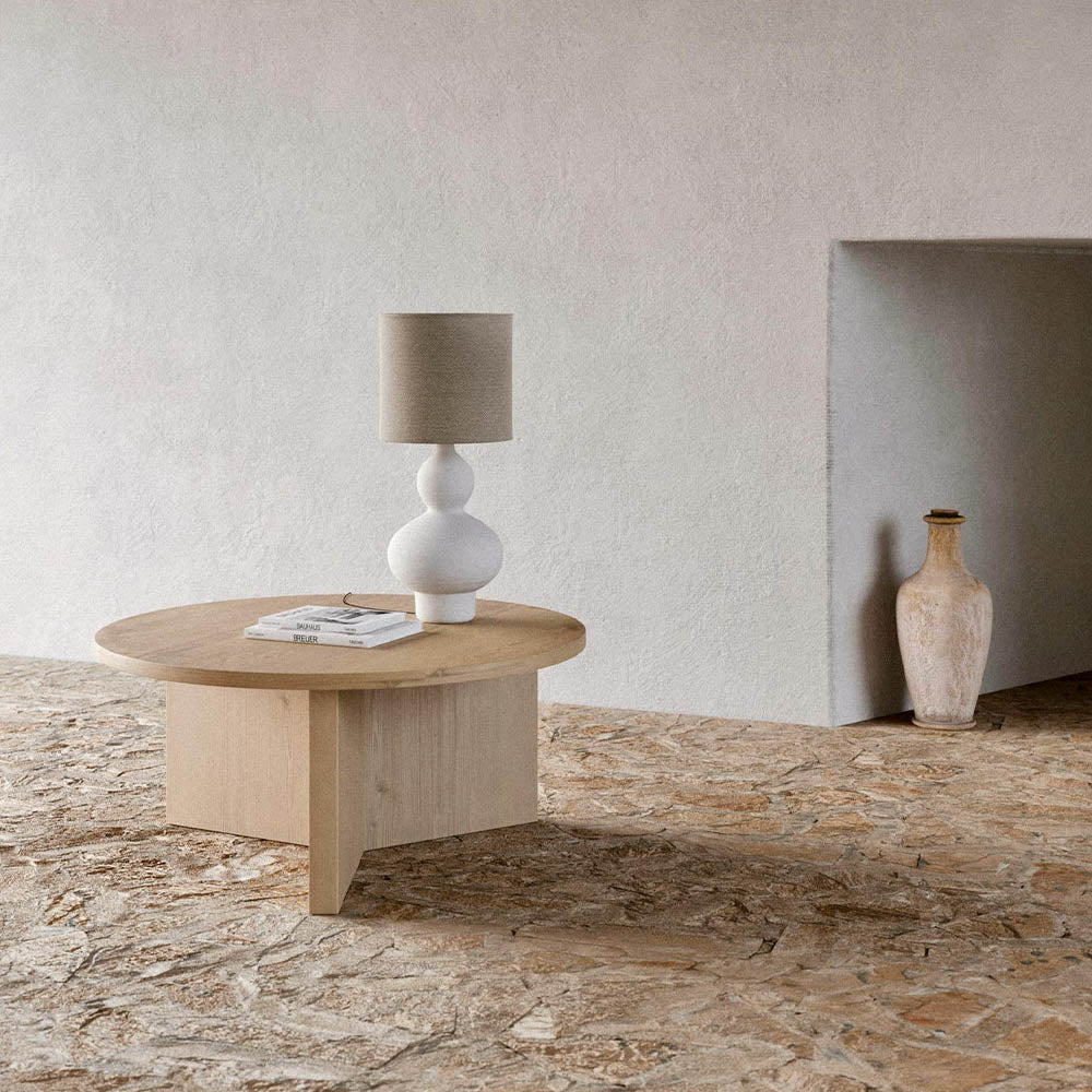 Open floor plan living space with optimized furniture layout